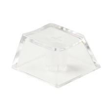 100 PCS Blank Crystal Transparent Cherry Profile R4 Keycaps For MX Switches