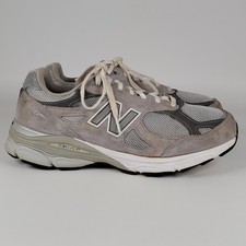 New Balance 990v3 Made in USA Mens Size 9.5 4E Extra Wide Grey M990GL3 Shoes