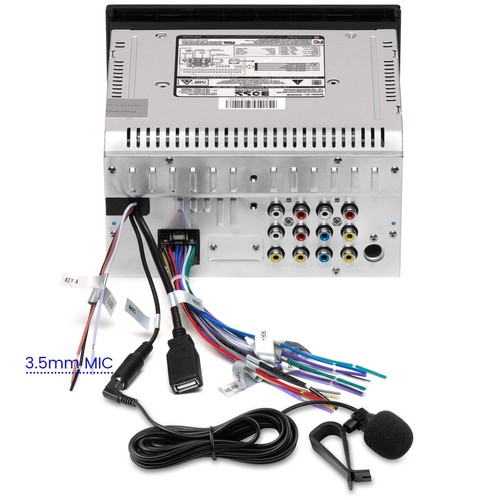 Auto Mikrofon 3,5mm, Autoradio Mikrofon Ersatz für Pioneer Kenwood Boss JVC... - Bild 6 von 9