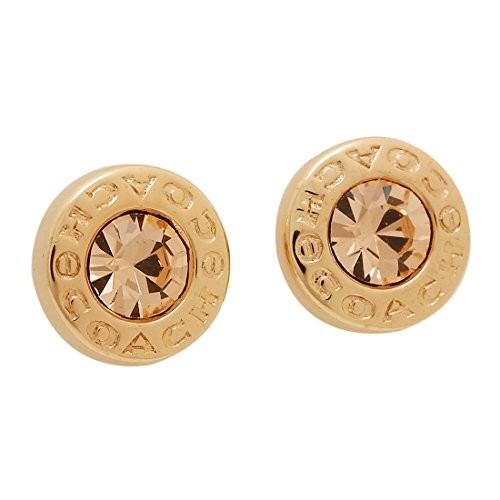 [Coach] Pendientes Coach Outlet círculo abierto oro rosa para mujer COACH F54516 RGD - Imagen 1 de 3