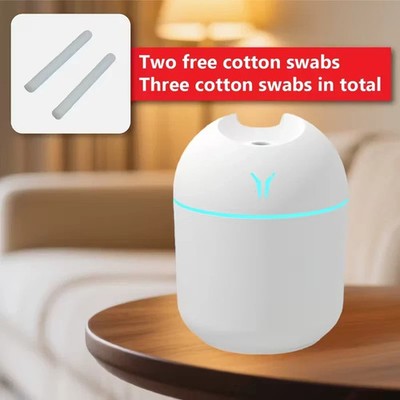 Aromatherapy Diffuser And Humidifier with Cool Mist And Night Light: White