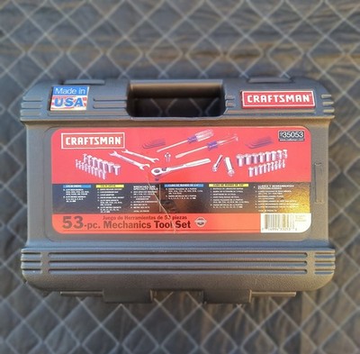NOS Craftsman 53 Piece Mechanics Tool Set - #935053 - Made In USA 