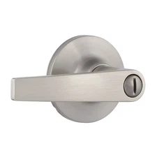 Miseno MLK3021 Momac Straight Privacy Door Lever Set - Nickel