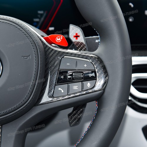 Carbon Fiber Steering Wheel Paddle Shifter For BMW X3M X4M X5M X6M F95 F96 F97 - Picture 12 of 12
