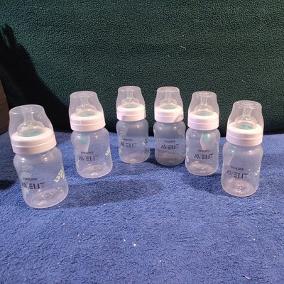 Philips Avent Natural Wide Neck Baby Bottles - 0m+ Anti-Colic Set of 3 - 9oz.