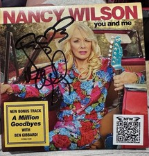 Nancy Wilson (Heart) You And Me signed autographed CD
