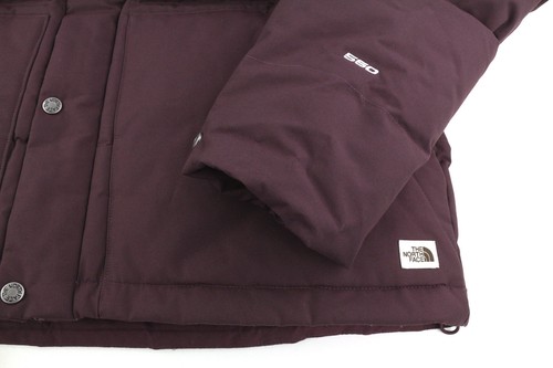 THE NORTH FACE Box Canyon Women Jacket L 550 Down Insulated Quilted Burgundy - Picture 7 of 16