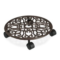 Pflanzenroller Blumenroller GefäßRoller Rolluntersetzer KüBelroller Gusseisen