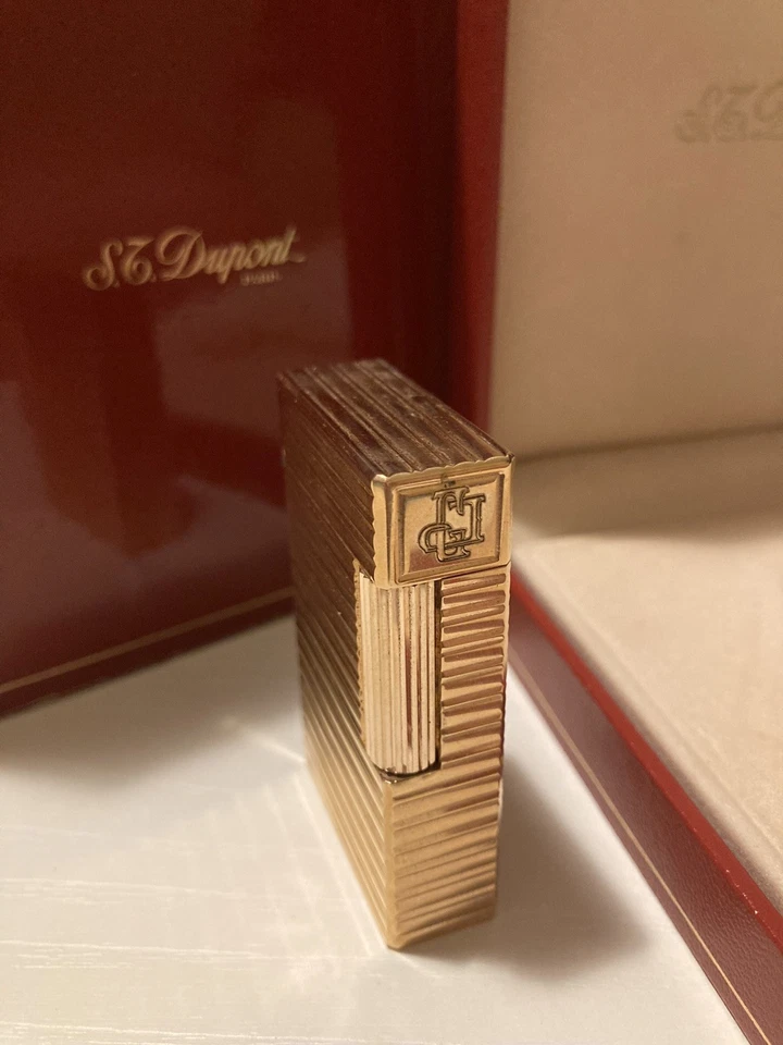 ICONICO MECHERO DUPONT CHAPADO EN ORO  - PIEZA DE COLECCION - Imagen 4 de 4