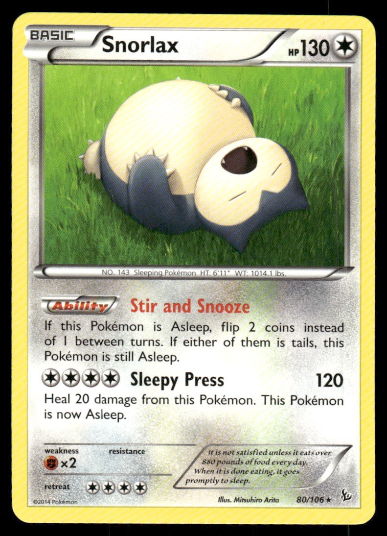 XY - Flashfire #80/106 Snorlax