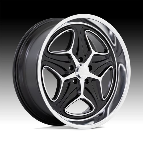 Foose F171 Merlot Gloss Black Machined 22x9 5x4.75 15mm (F17122906155)