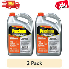 2 Pack Prestone Platinum American Orange Antifreeze And Coolant 5050 1 Gallon