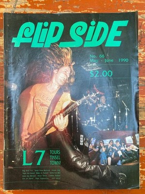 FLIP SIDE #66 '90 Punk Magazine L7 Green Day SNFU Sheer Terror Babes in Toyland