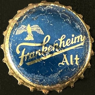 FRANKENHEIM ALT CORK BEER BOTTLE CAP DÜSSELDORF GERMANY VINTAGE GERMAN CROWN OLD