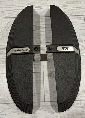 Rockford Fosgate Punch 150S Amplifier Black End Caps Pair Set OLD SCHOOL OEM