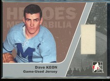 2006-07 ITG Heroes and Prospects Memorabilia Silver /50 Dave Keon #HM-10 GH01