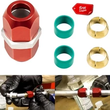 800-642 1/2'' Aluminum Line Splice Repair Kit Works for A/C, coolant Etc