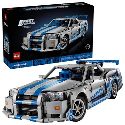 LEGO Technic  2 Fast 2 Furious Nissan Skyline Gt-R(R34) (1410 Pieces)  Fast & Fu