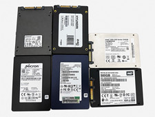 6x 2.5” SATA SSD Lot – 2.1TB Total – Mixed Brands