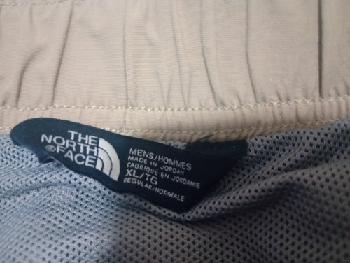The North Face Shorts Men’s XL Beige Short Court Pull On Belted Nylon 2990 - Picture 5 of 7