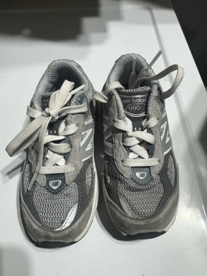 Niñas Niño New Balance Gris 990 Talla 9 Foto 2 de 4