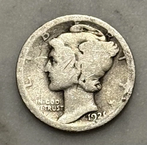 1921-D Mercury Dime - AG - About Good - 90% Silver