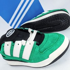 Adidas US 12.5 Men's Lucky Green Off White Black Retro Forum 2000 Low JI3279 New