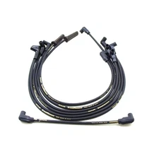 Taylor Spark Plug Wire Set 51032; Street Thunder 8mm Black for 86-95 Chevy 4.3L