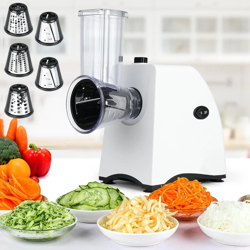 Gemüseschneider Gemüsehobel Elektrischer Zerkleinerer Reibe Küchenreibe DHL - Bild 2 von 4