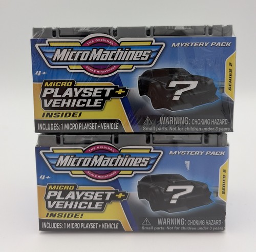 2 Micro Machines Mystery Pack Micro Play set + Vehicle Transformers Series 2 - Picture 2 of 2