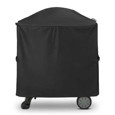 Grill Cover for Weber Q100/1000 Q200/2000 Series Grills on Portable Cart with...