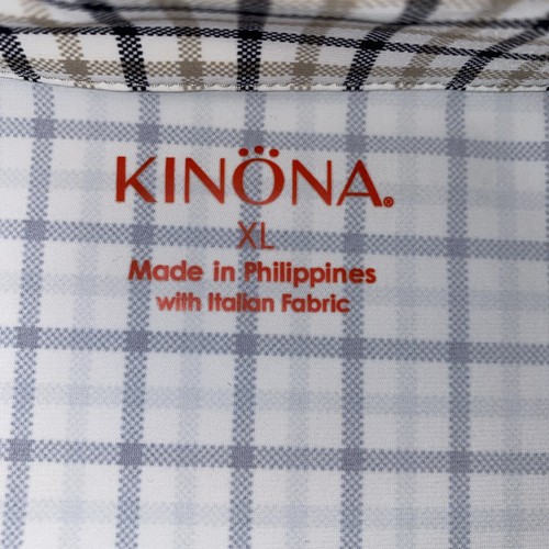 Kinona Size XL Plaid Black Beige White Golf Dress Sleeveless Drop Waist - Picture 11 of 12