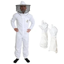Professional Bee Suit for Men and Women, Beekeeping Suit with Bee gloves, 100...