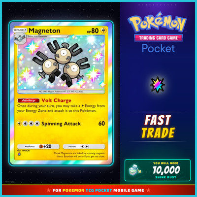 [24hr delivery] Magneton Shiny PTCGP | Wisdom of Sea and Sky