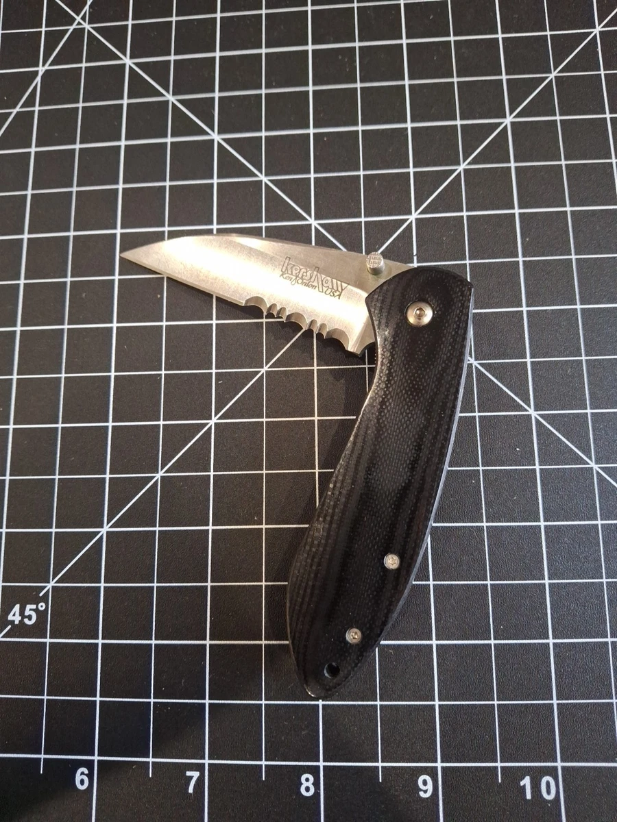 Kershaw Ken Onion USA XXXX # 1500ST ATS-34 Knife Carbon Fiber