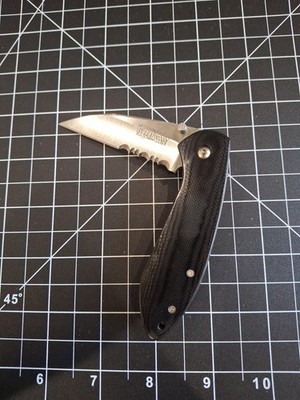 Kershaw Ken Onion USA XXXX # 1500ST ATS-34 Knife Carbon Fiber
