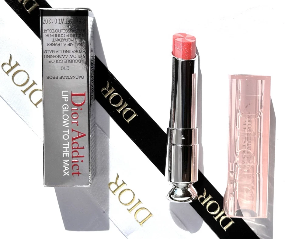 Bálsamo labial Dior Addict Lip Glow To The Max doble color y brillo 210 Holo rosa Foto 2 de 3