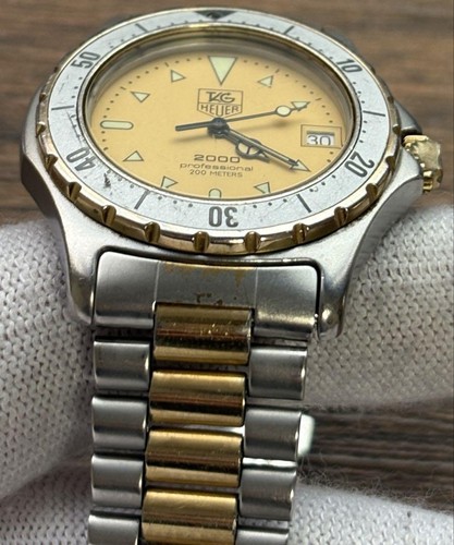 TAG Heuer Professional 974.013 Men's Quartz Round Silver W35mm Analog - Picture 18 of 24