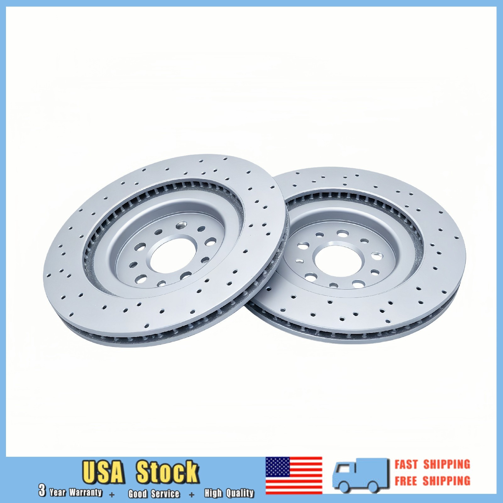 Maserati Ghibli 2017-2021 Rear Brake discs 2 pcs P/N 670035019