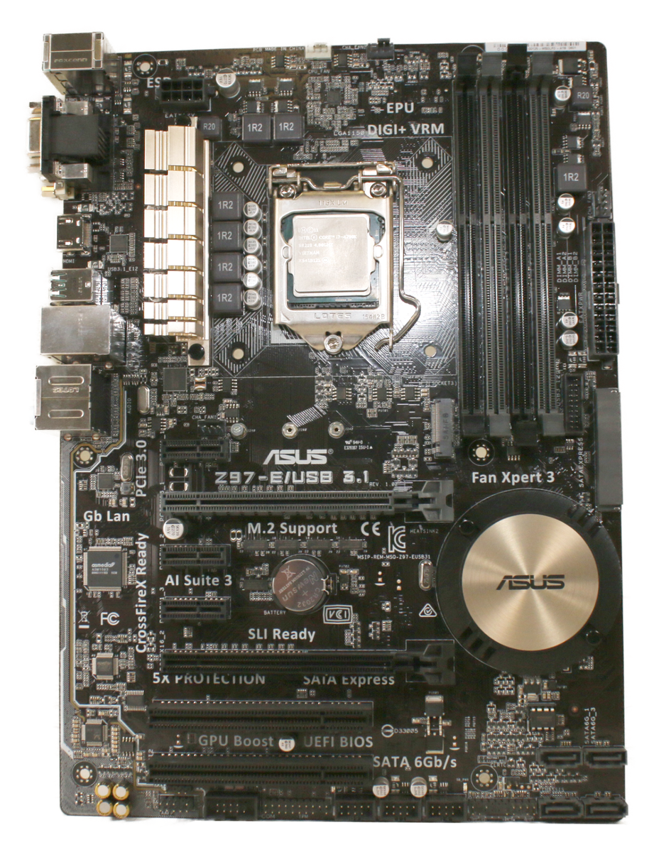 ASUS Z97-E/USB 3.1 ATX Motherboard w/Intel Core i7-4790K | No RAM