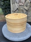 AVANTI Asian Bamboo Steamer Basket 20cm 2-Tier!