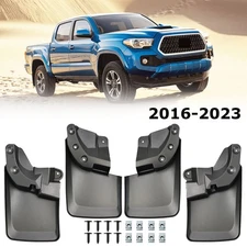 4xMud Flaps Splash Guards Mudflaps Front Rear for Toyota Tacoma N300  2016-2023