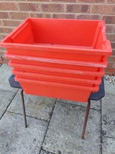 Plastic Stackable Storage Trays