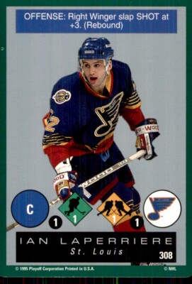 1995-96 Playoff One on Challenge Ian Laperriere St. Louis Blues #308