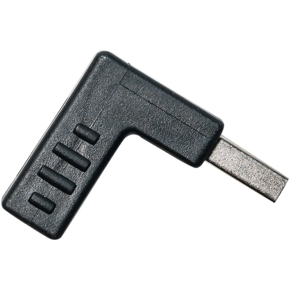 Right Angle USB Male Down Facing Horizontal Female Adapter Extension Connector - Image 2 of 2
