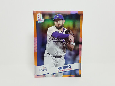 2024 Big League #236 Max Muncy, Dodgers - Electric Orange Foil Parallel Insert