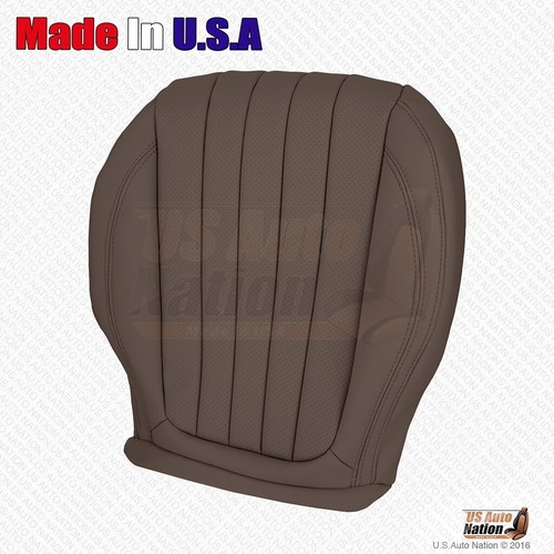 2017 2018 Mercedes Benz E400 Front Driver & Passenger Bottom Seat Cover Brown - Picture 3 of 7