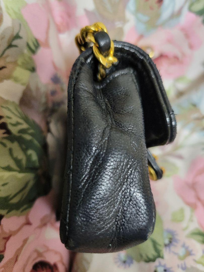 CHANEL Micro Mini Matelasse Coco Mark Bag Charm Key Chain