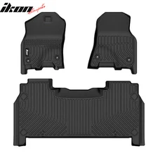 Fits 19-24 Ram 1500 Crew Cab All Weather 3D Molded Floor Mats Carpets Liner TPE