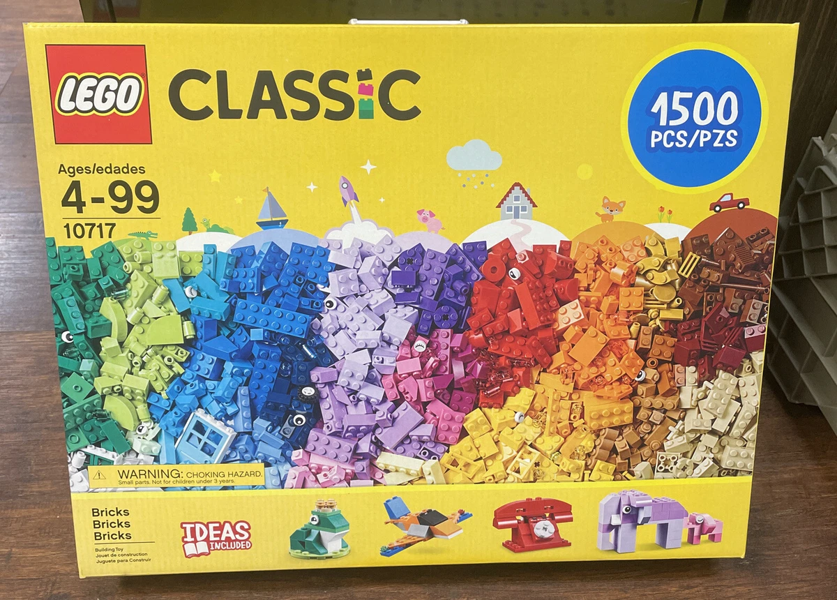 LEGO Classic 10717 Bricks Bricks Bricks 1500 Piece Set - Sealed In Box